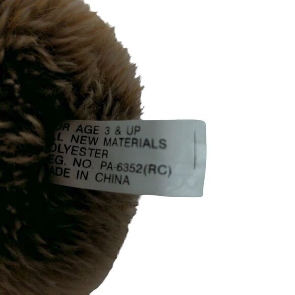 Brown Teddy Bear Valentines Day Christmas Red Bow Plush Stuffed Animal 9" - Picture 6 of 6